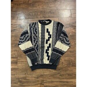 Vintage St. Croix Shop 3D Knit Sweater USA Size Large Long